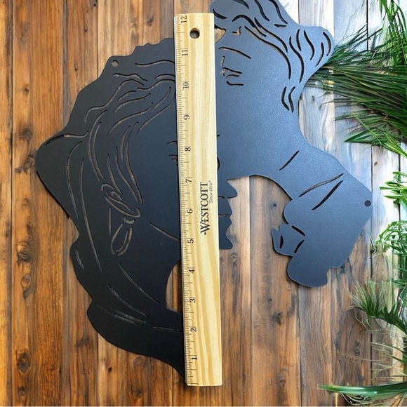 WayedSO ‘Always Together’ Metal Wall Art - Romantic Silhouette Decor - Picture 3 of 7